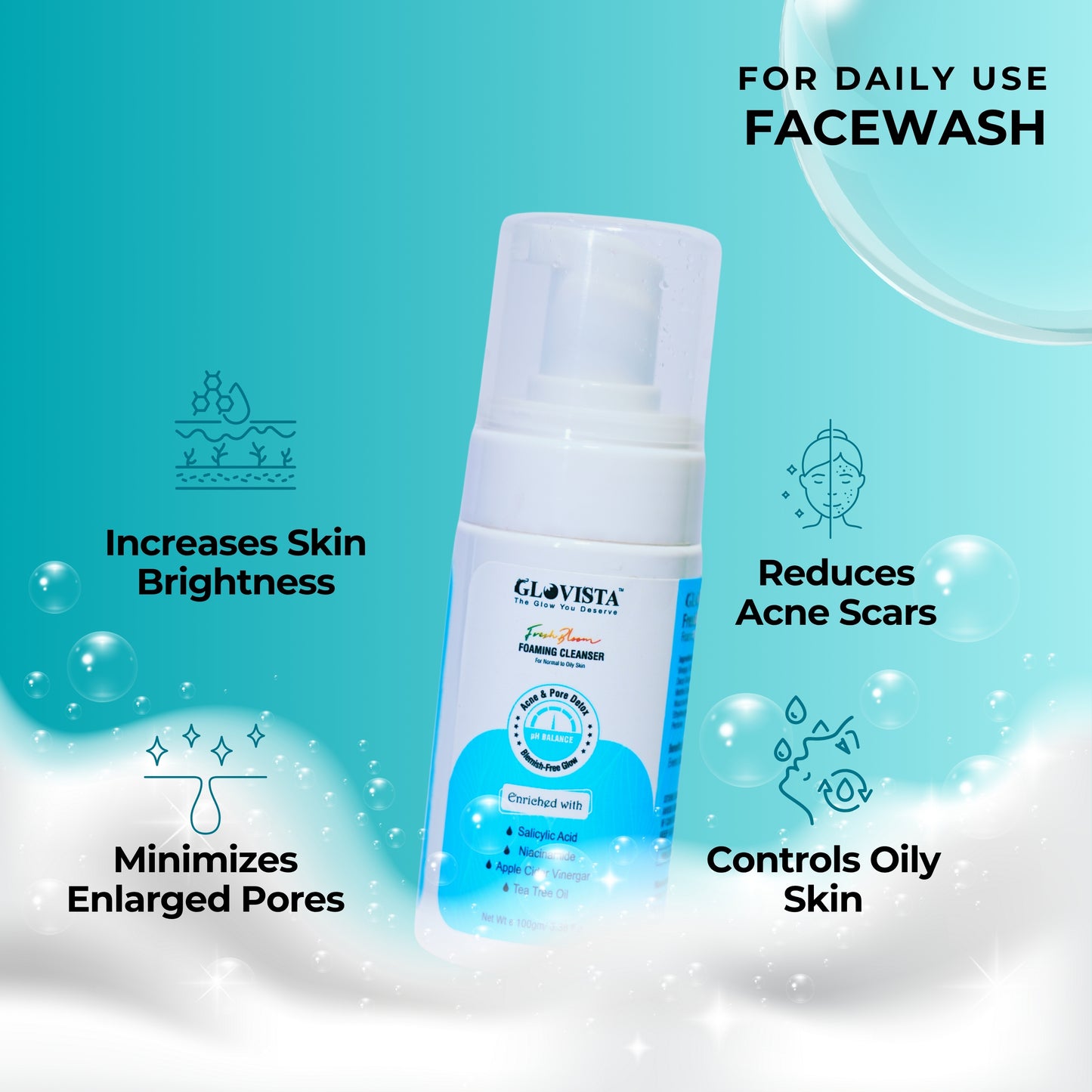 Fresh Bloom - Foaming Cleanser 100gm