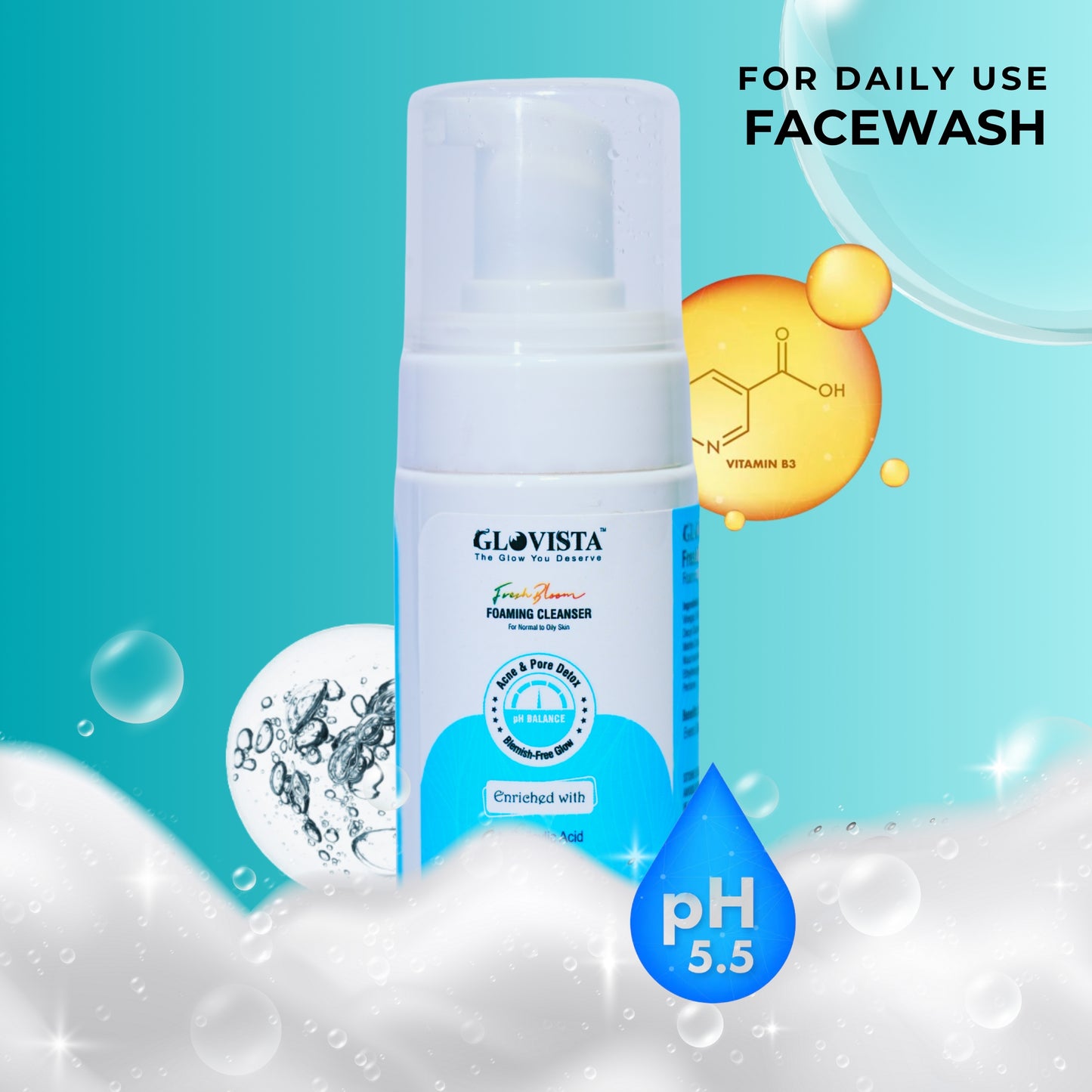 Fresh Bloom - Foaming Cleanser 100gm